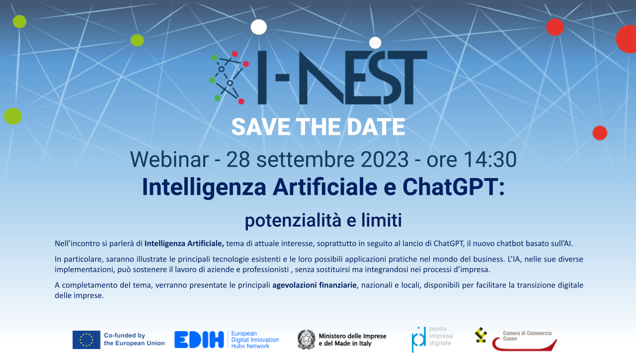 Intelligenza Artificiale - 28 settembre 2023